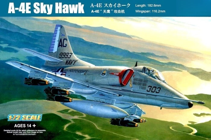 Hobbyboss 87254 Sky Hawk A-4E 1/72 — scale model kit