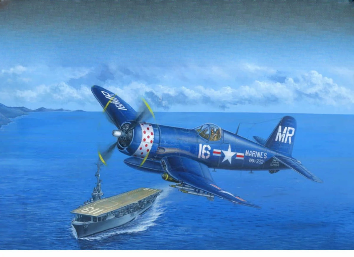 Trumpeter HOBBY BOSS 1/48 American F4U-4B Corsair Fighter 80388 Main image