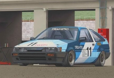 Fujimi 04813 1/24 Inch-Up Series ID332 Trampio AE86 Levin '85 Plastic Model