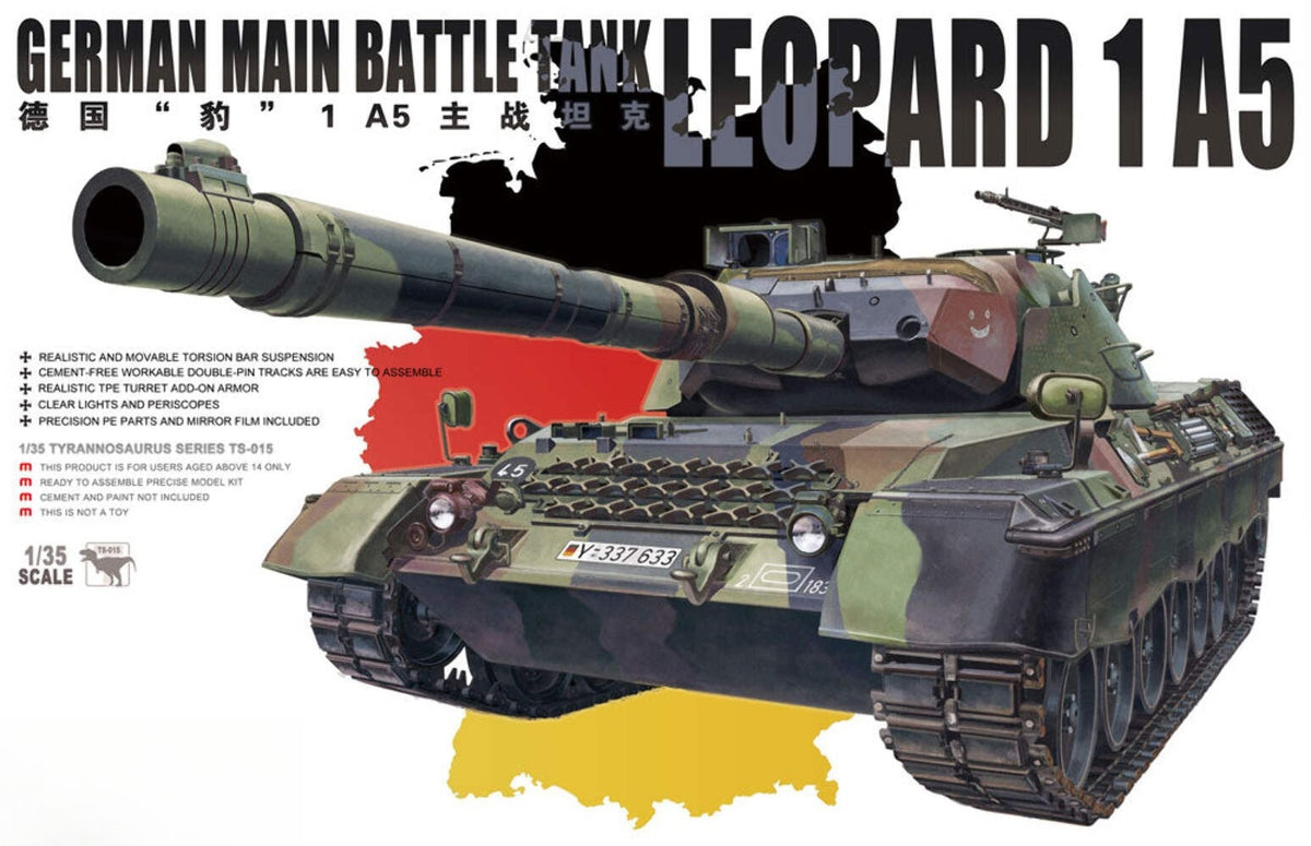 Meng TS015 1/35 Leopard 1 A5 — scale model kit