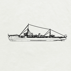 SSMODEL 742 Military Model Kit Momi Class, IJN Destroyer Momi, 1930(Bottomless Version)