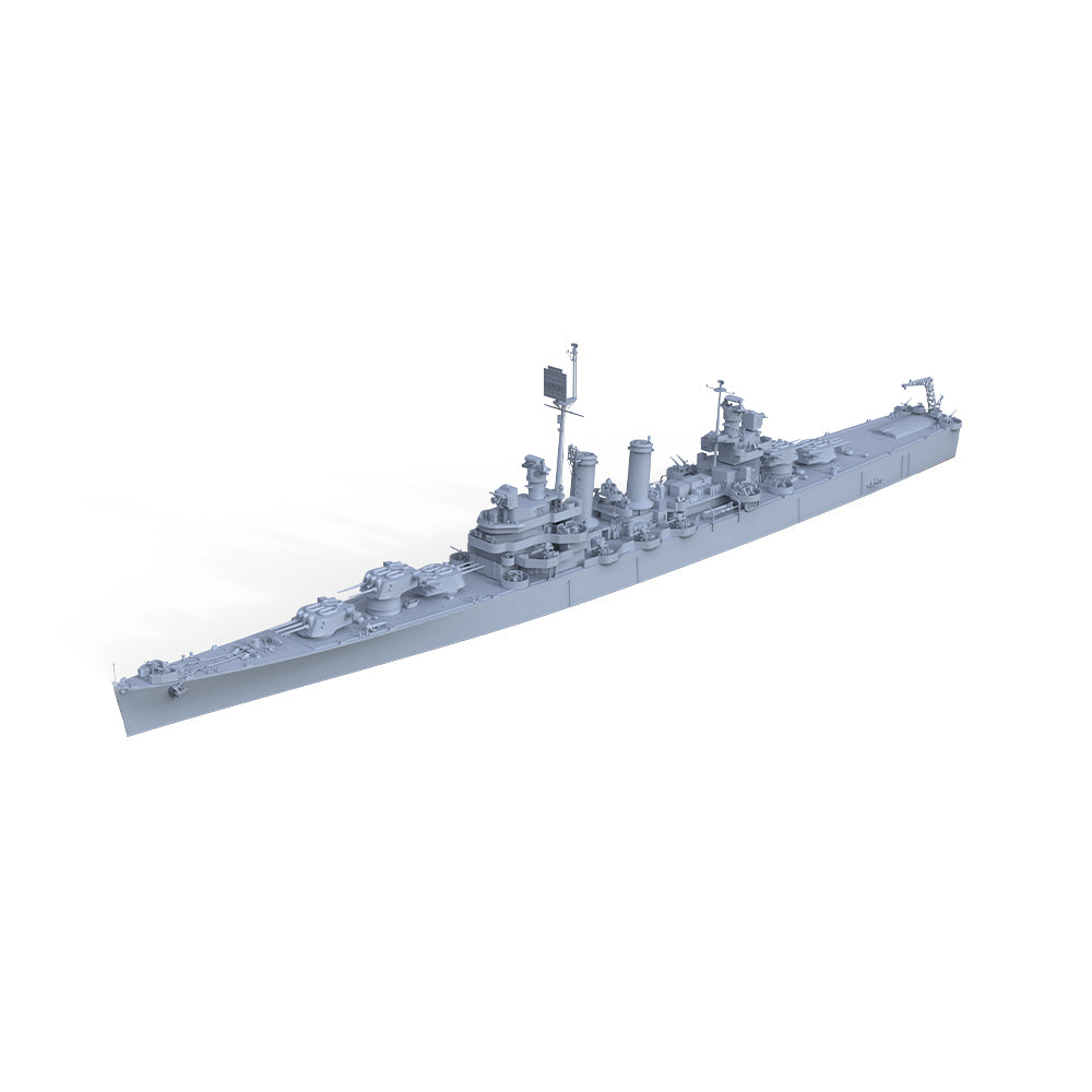 SSMODEL 514 Military Warship Model Kit Brooklyn class Argentina Navy Nueve de Julio Cruiser — detail view 3