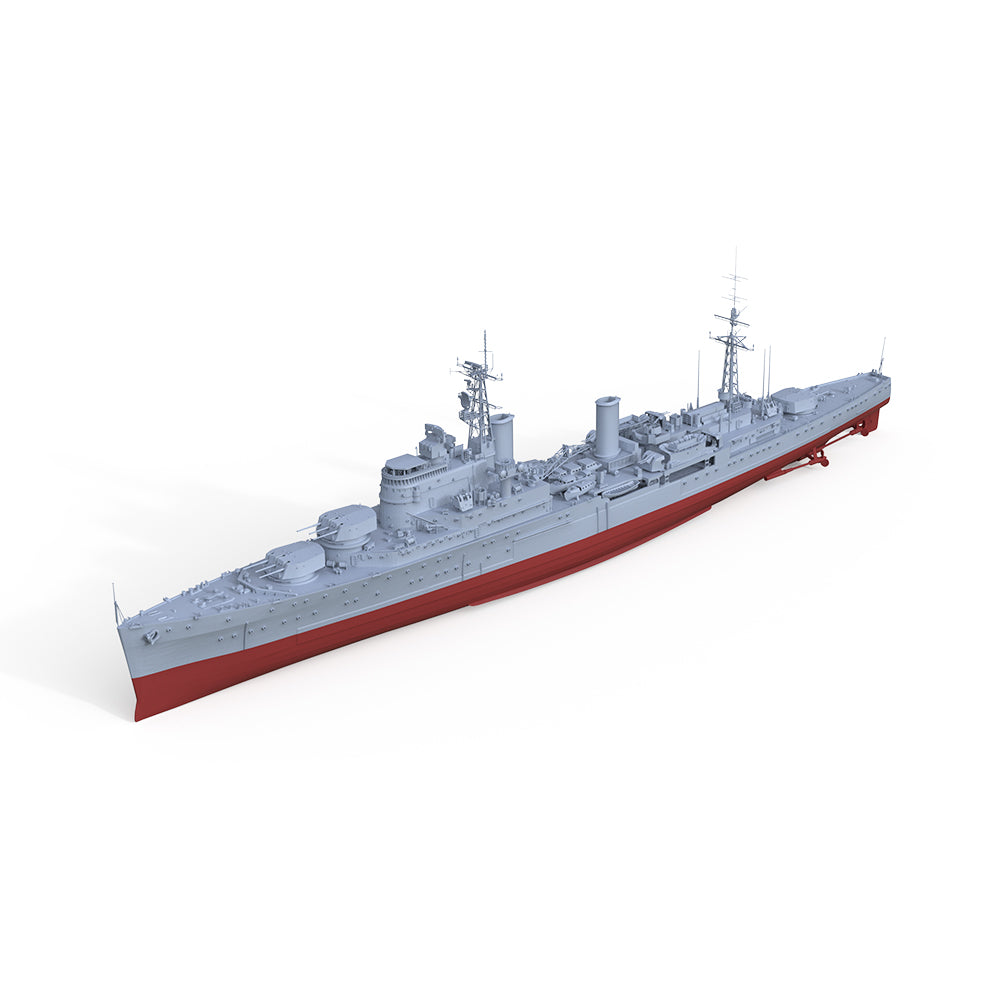 SSMODEL 518S Military Warship Model Kit Fiji class Indian Navy Mysore Cruiser — detail view 3