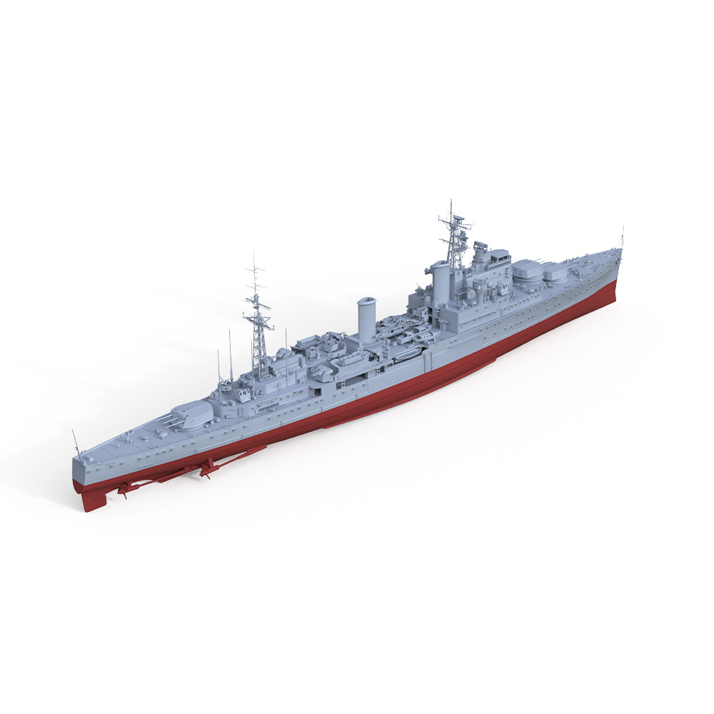SSMODEL 518S Military Warship Model Kit Fiji class Indian Navy Mysore Cruiser — detail view 4
