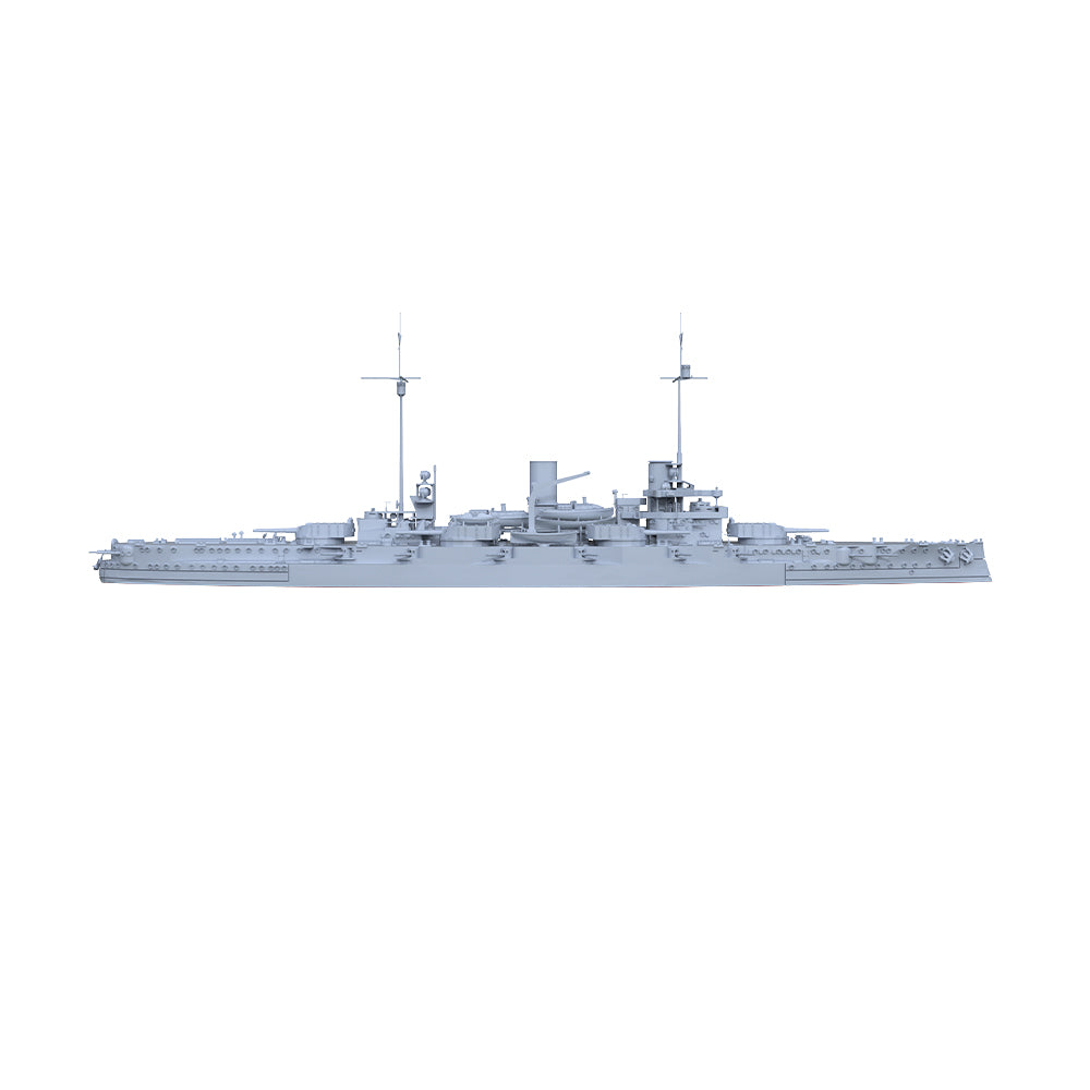 SSMODEL 519 Military Warship Model Kit SMS Nassau Class Westfalen Battelship — detail view 2