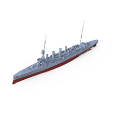 SSC520S Military Model Kit HMS Weymouth Class Light Cruiser Full Hull