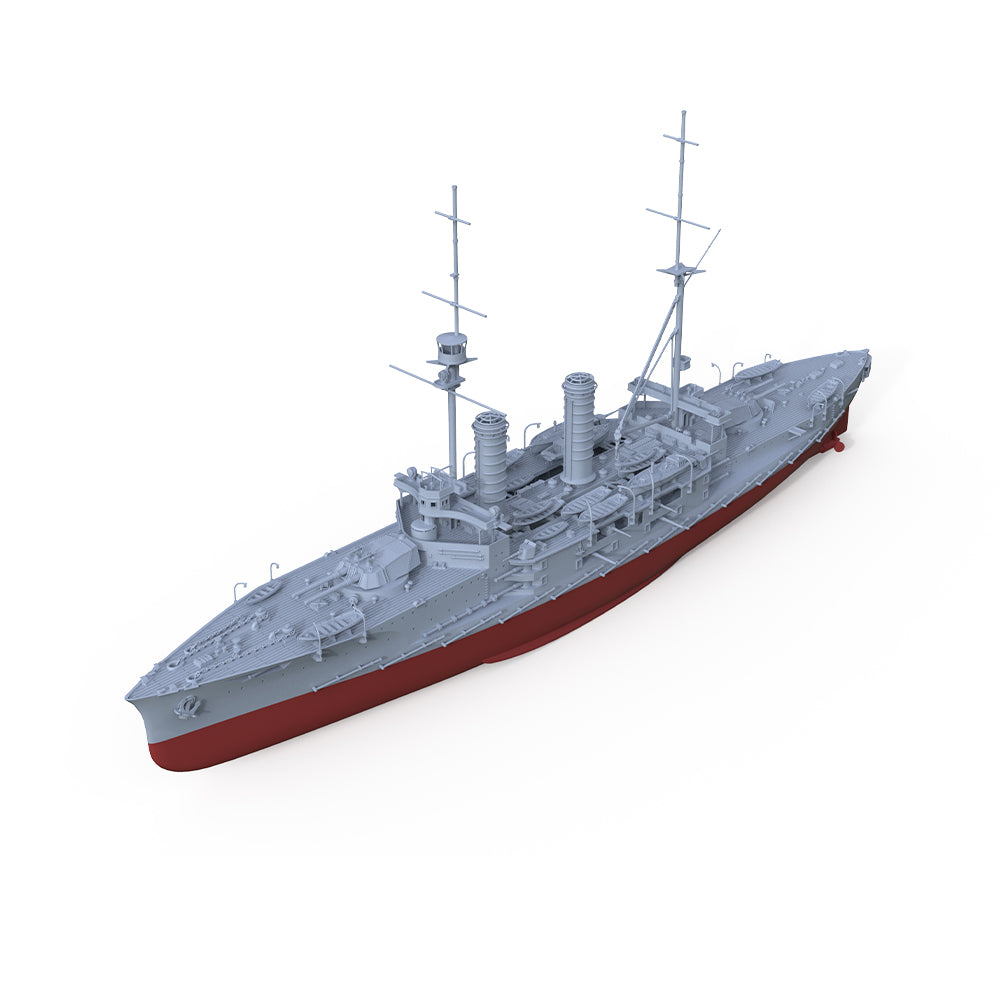 SSMODEL 536S Military Warship Model Kit IJN Tsukuba class Ikoma Battlecruiser 1912 — detail view 3