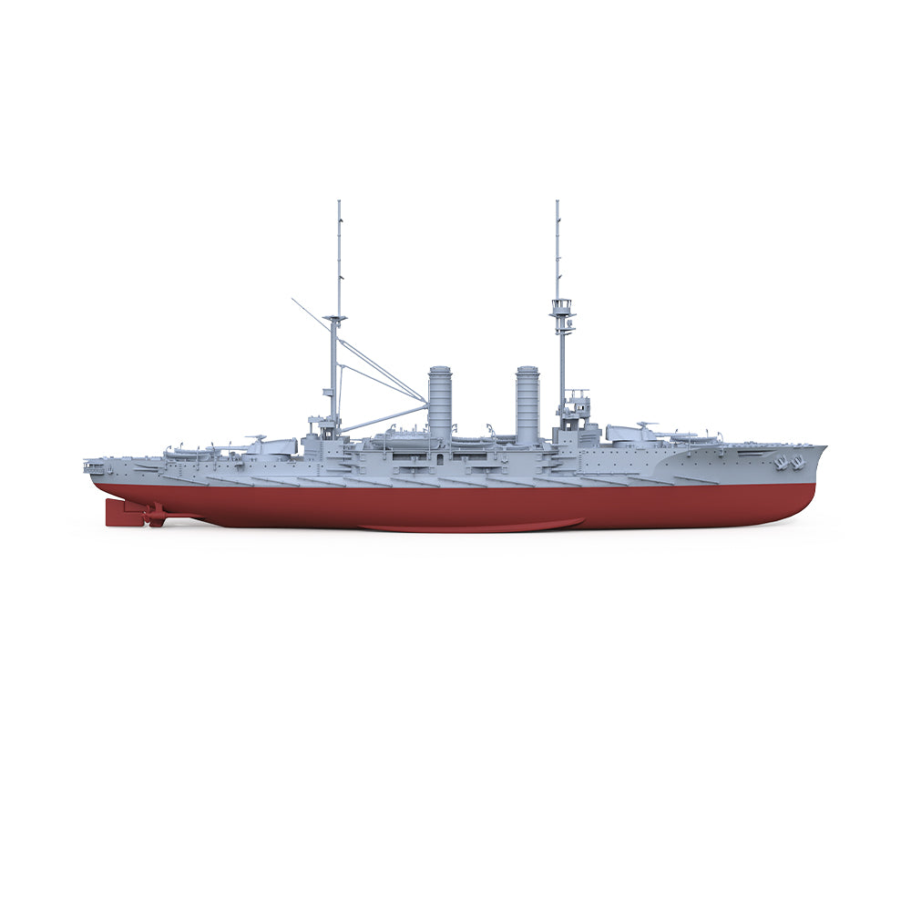 SSMODEL 536S Military Warship Model Kit IJN Tsukuba class Ikoma Battlecruiser 1912 — detail view 2