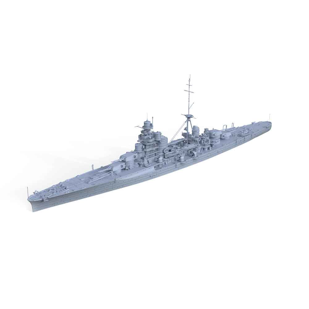 SSMODEL 542 Military Warship Model Kit Italy Navy Zara Class Heavy Cruiser Zara