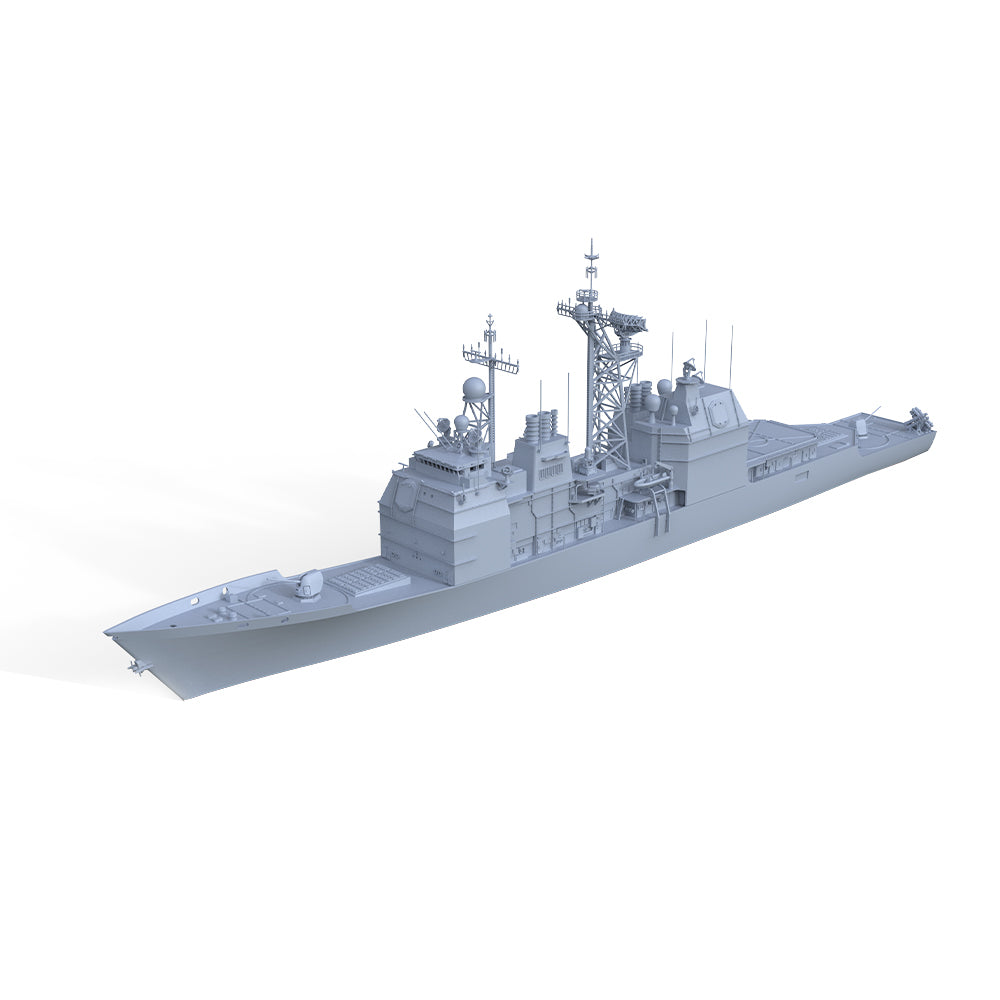 SSMODEL 574 Military Warship Model Kit US Navy Monterey Missile Cruiser — detail view 2