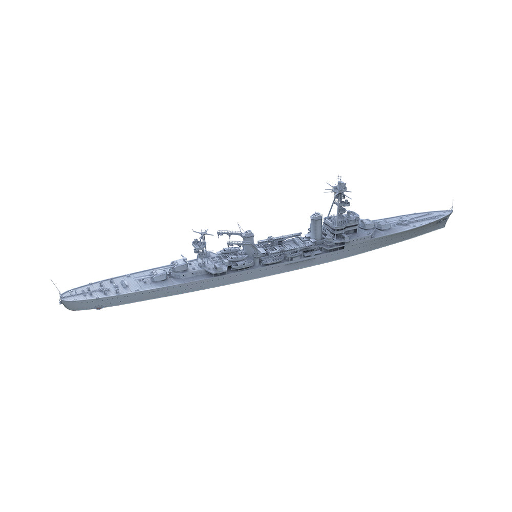 SSMODEL 583 Military Warship Model Kit France Navy Dupleix Heavy Cruiser — detail view 2