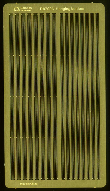 Rainbow RB7006 1/700Detail Up Hanging ladders