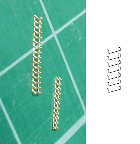 Rainbow RB7006 1/700Detail Up Hanging ladders