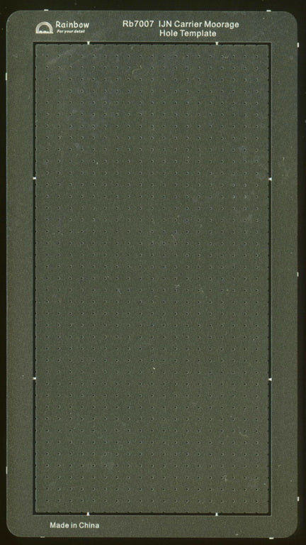 Rainbow RB7007 1/700Detail Up IJN carrier moorage hole template