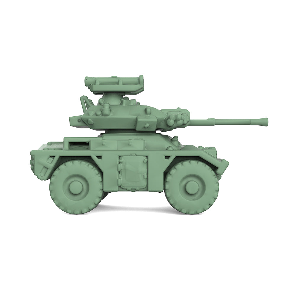 SSMODEL 910 Military Model Kit Britain FV721-Fox Armoured Fighting Vehicle — detail view 3