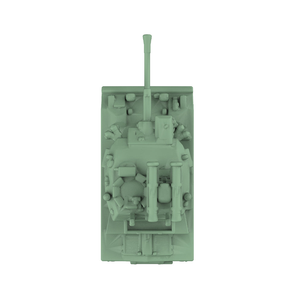 SSMODEL 910 Military Model Kit Britain FV721-Fox Armoured Fighting Vehicle — detail view 4