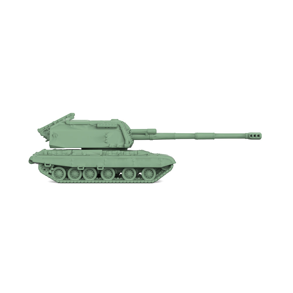 SSMODEL 935 Military Model Kit Soviet 2S19 Msta-SMain Battle Tank — detail view 2