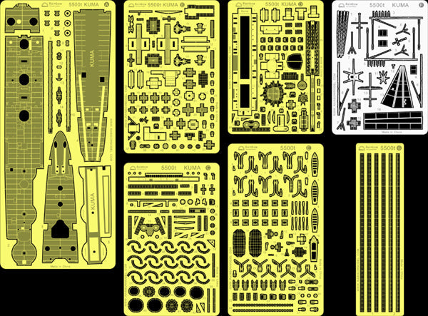 Rainbow RB7071 1/700Detail Up IJN Light Cruiser Kuma (1939) [7PE]