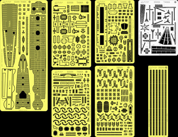 Rainbow RB7072 1/700Detail Up IJN Light Cruiser Tama (1942) [7PE] Secondary image