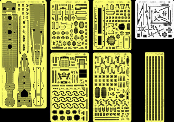 Rainbow RB7073 1/700Detail Up IJN Light Cruiser Kiso (1932) [7PE]