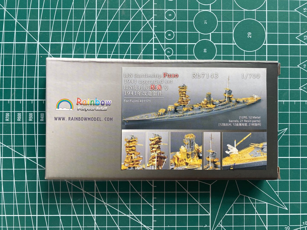7143 Rainbow 7143 IJN Battleship Fuso 1941 upgraded set – Ssmodel Official Store