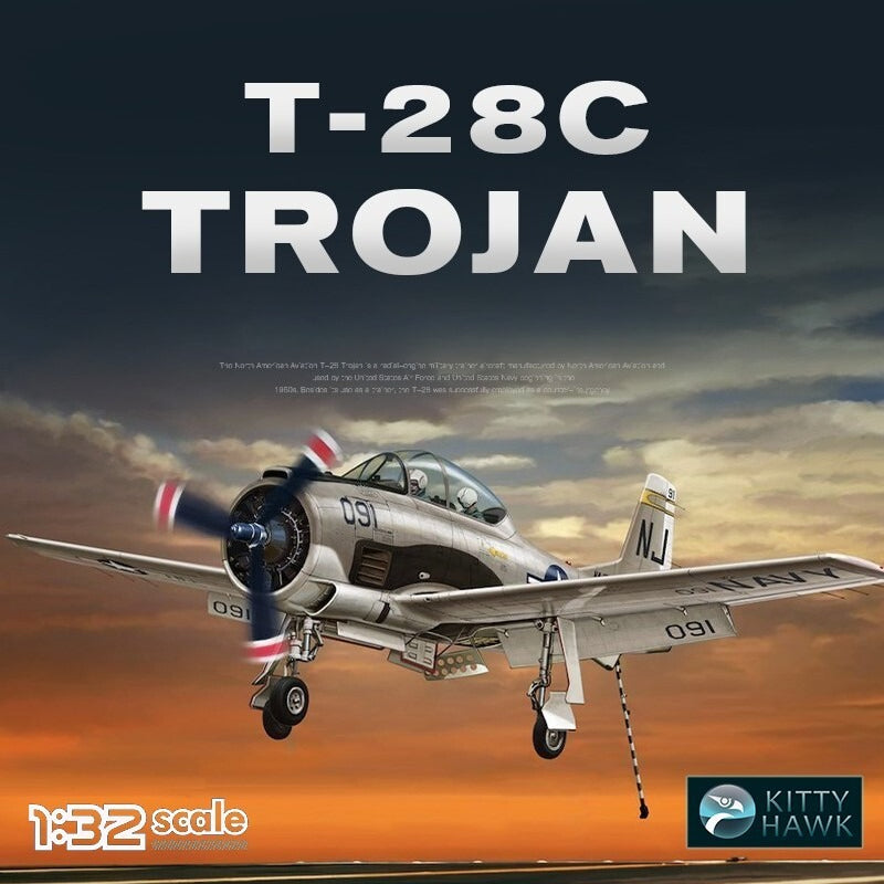 Kitty Hawk KH32015 1/32 T-28C Trojan — scale model kit