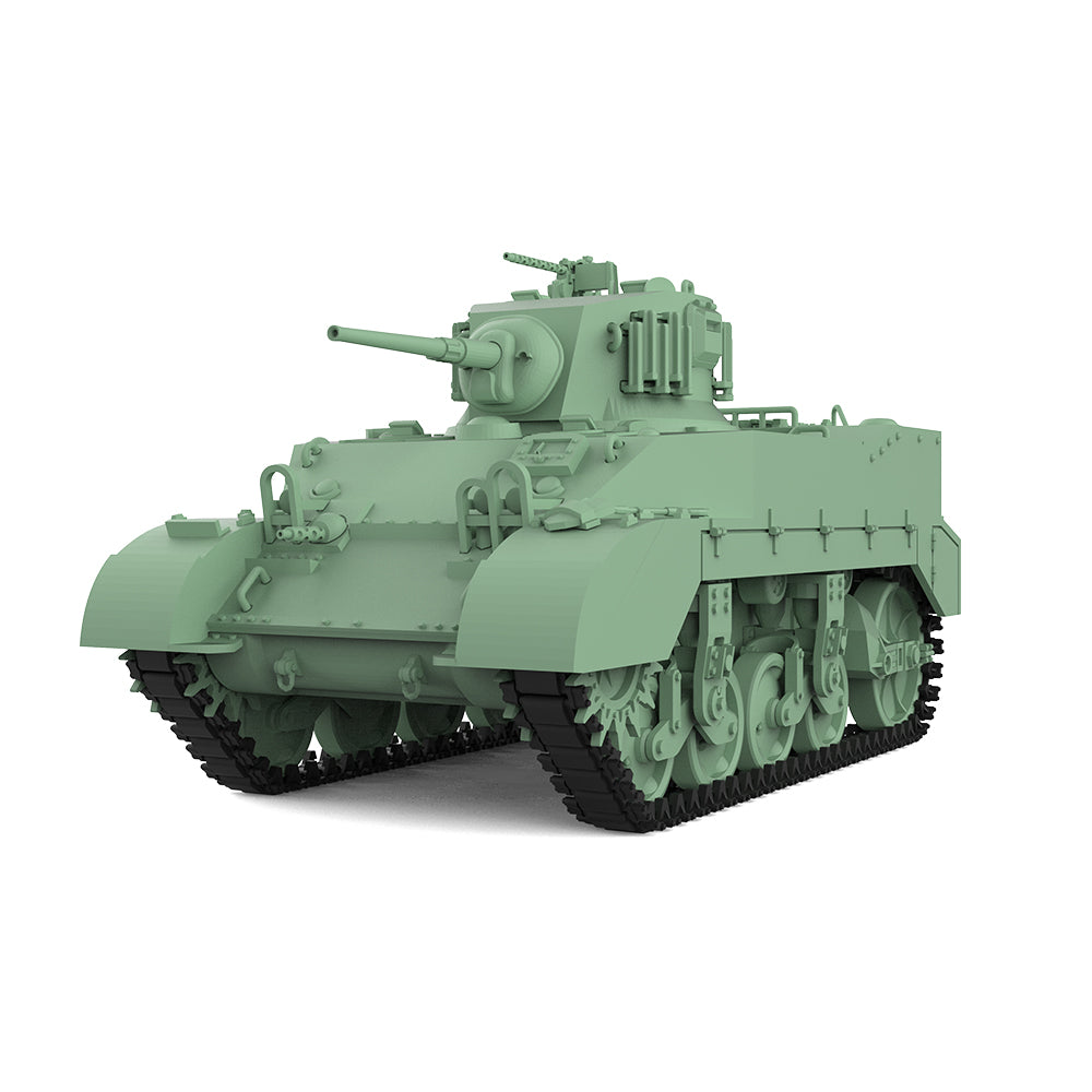 SSMODEL 507 Military Armoured Model Kit US M5 Light Tank Secondary image