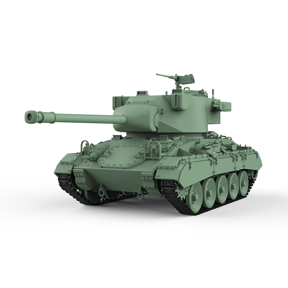 SSMODEL 513 Military Armoured Model Kit US M24E2 Super Chaffee Light Tank Secondary image