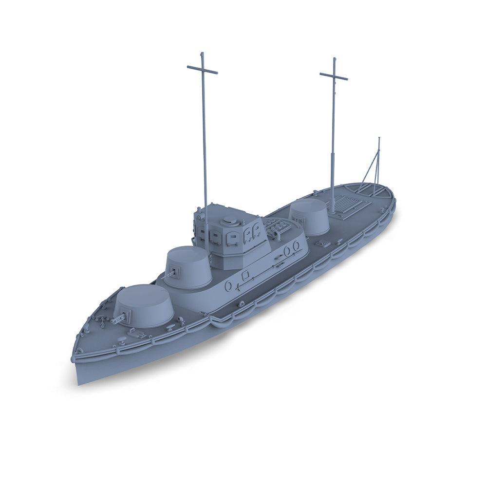 SSMODEL 72539 V1.9 1/72 25mm Military Model Kit IJN Soukou-Tei Armored Gun Boat Sakig Secondary image