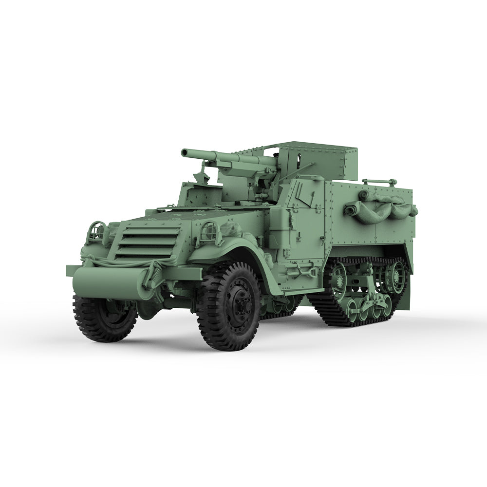 SSMODEL 551 Military Armoured Model Kit US M3 Multiple Gun Motor Carriage Secondary image
