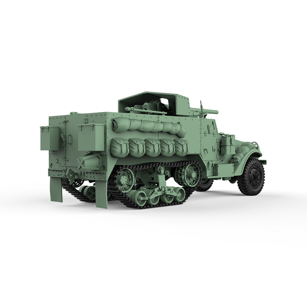 SSMODEL 551 Military Armoured Model Kit US M3 Multiple Gun Motor Carriage