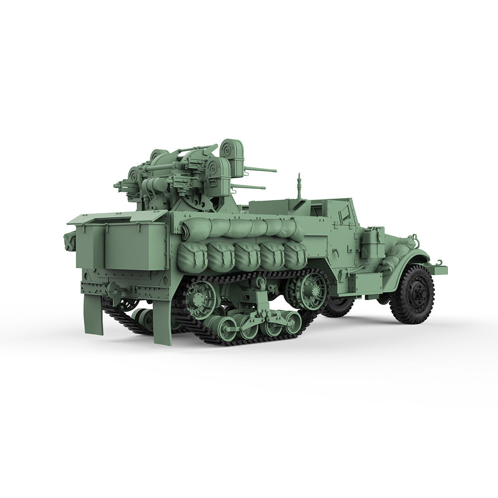 SSMODEL 552 Military Armoured Model Kit US M16 Multiple Gun Motor Carriage