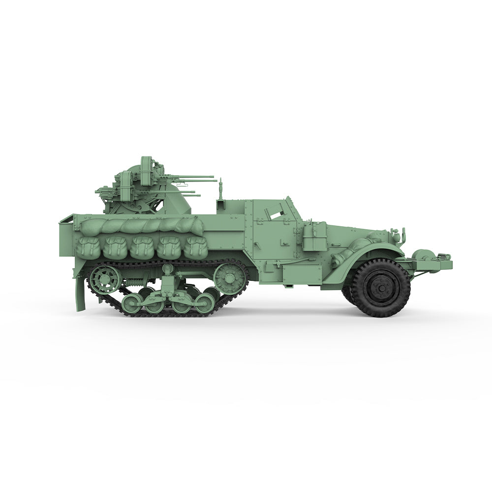 SSMODEL 552 Military Armoured Model Kit US M16 Multiple Gun Motor Carriage
