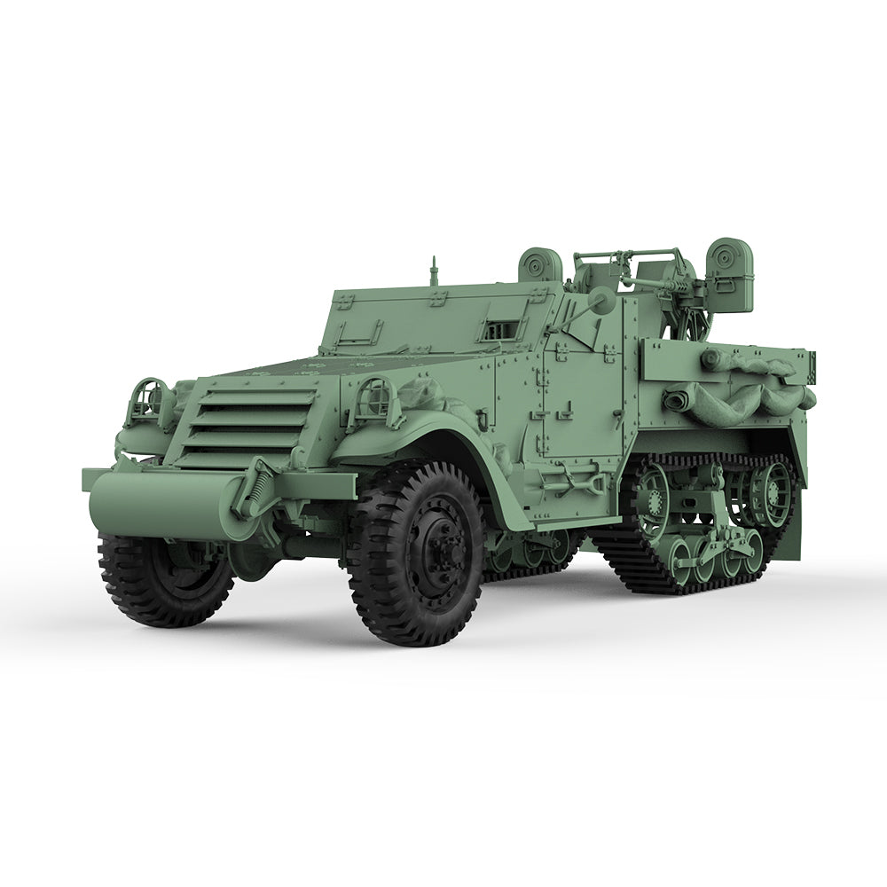 SSMODEL 553 Military Armoured Model Kit US M13 Multiple Gun Motor Carriage SPAA — detail view 2