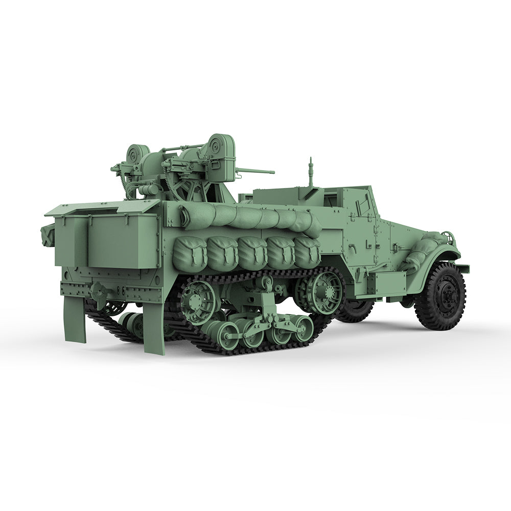 SSMODEL 553 Military Armoured Model Kit US M13 Multiple Gun Motor Carriage SPAA — detail view 3