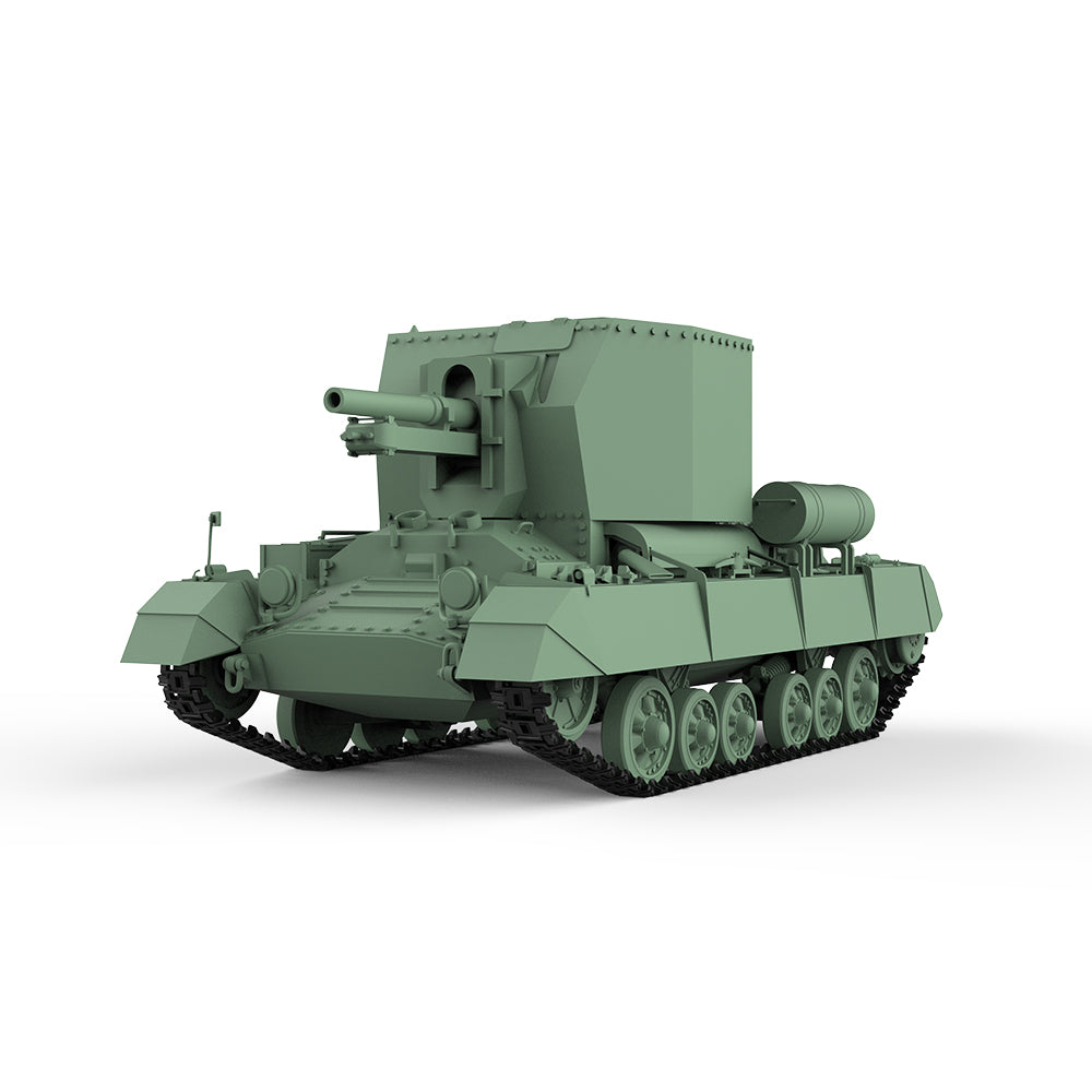SSMODEL 555 Military Armoured Model Kit British Bishop Self-Propelled Artiller Secondary image