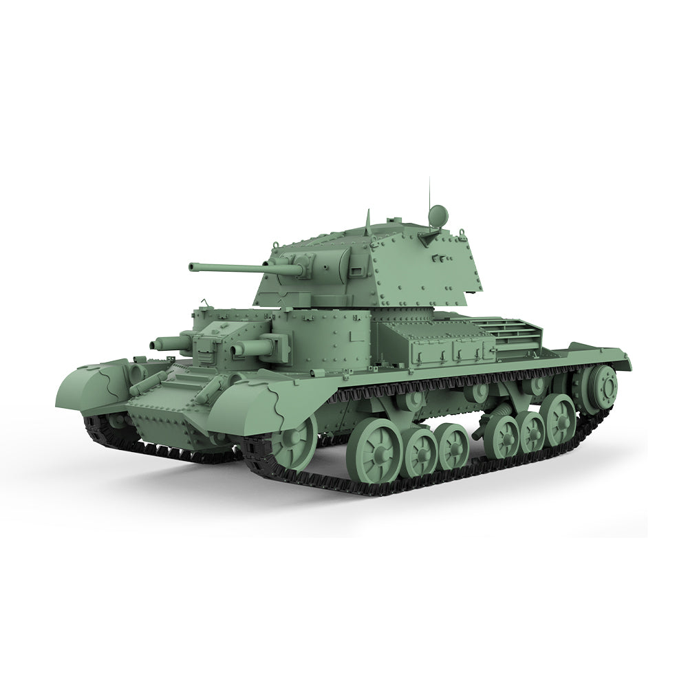 SSMODEL 560 Military Armoured Model Kit British A9 Cruiser MkI Light Tank Secondary image