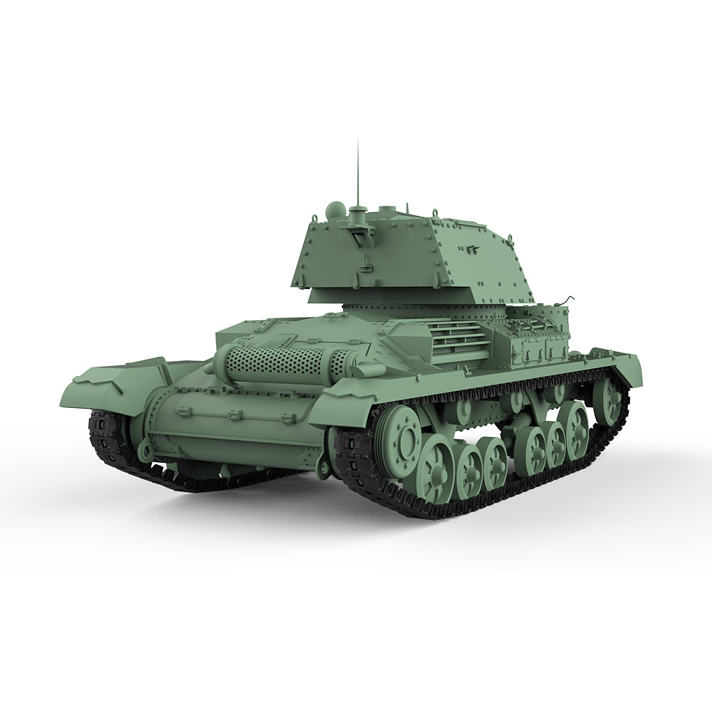 SSMODEL 560 Military Armoured Model Kit British A9 Cruiser MkI Light Tank — detail view 3
