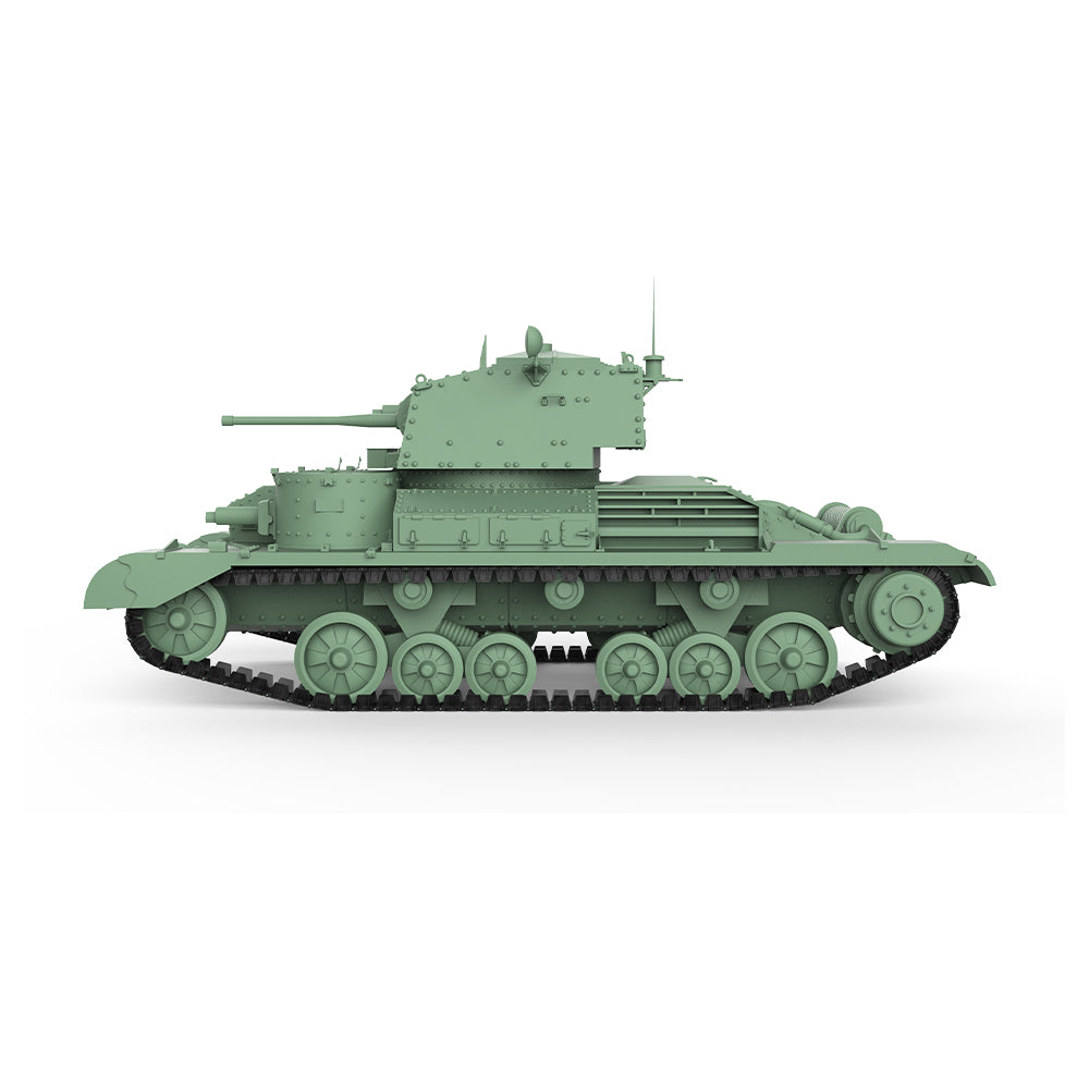 SSMODEL 560 Military Armoured Model Kit British A9 Cruiser MkI Light Tank — detail view 4