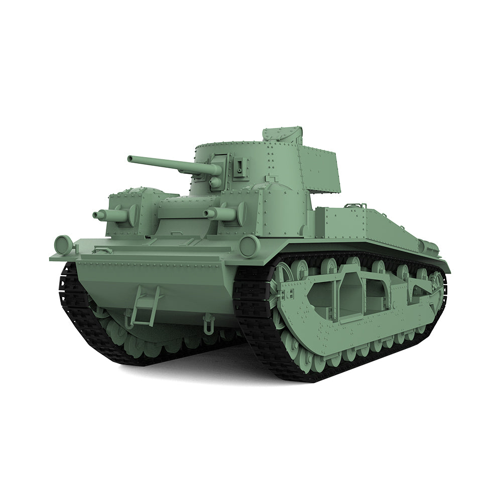 SSMODEL 579 Military Armoured Model Kit British Vickers Mk III Medium Tank Secondary image