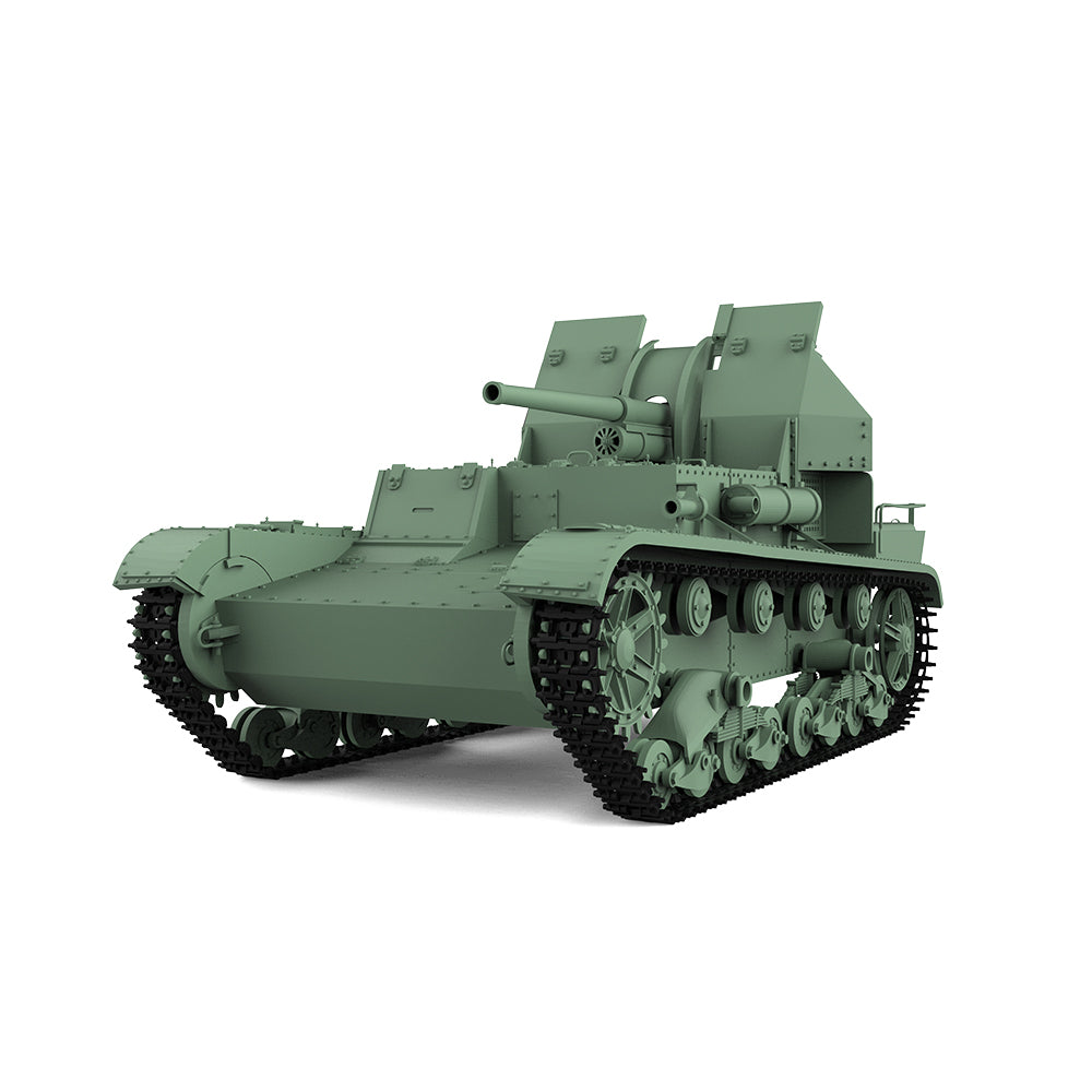 SSMODEL 585 Military Armoured Model Kit Soviet SU-5 Tank Destroyer Secondary image