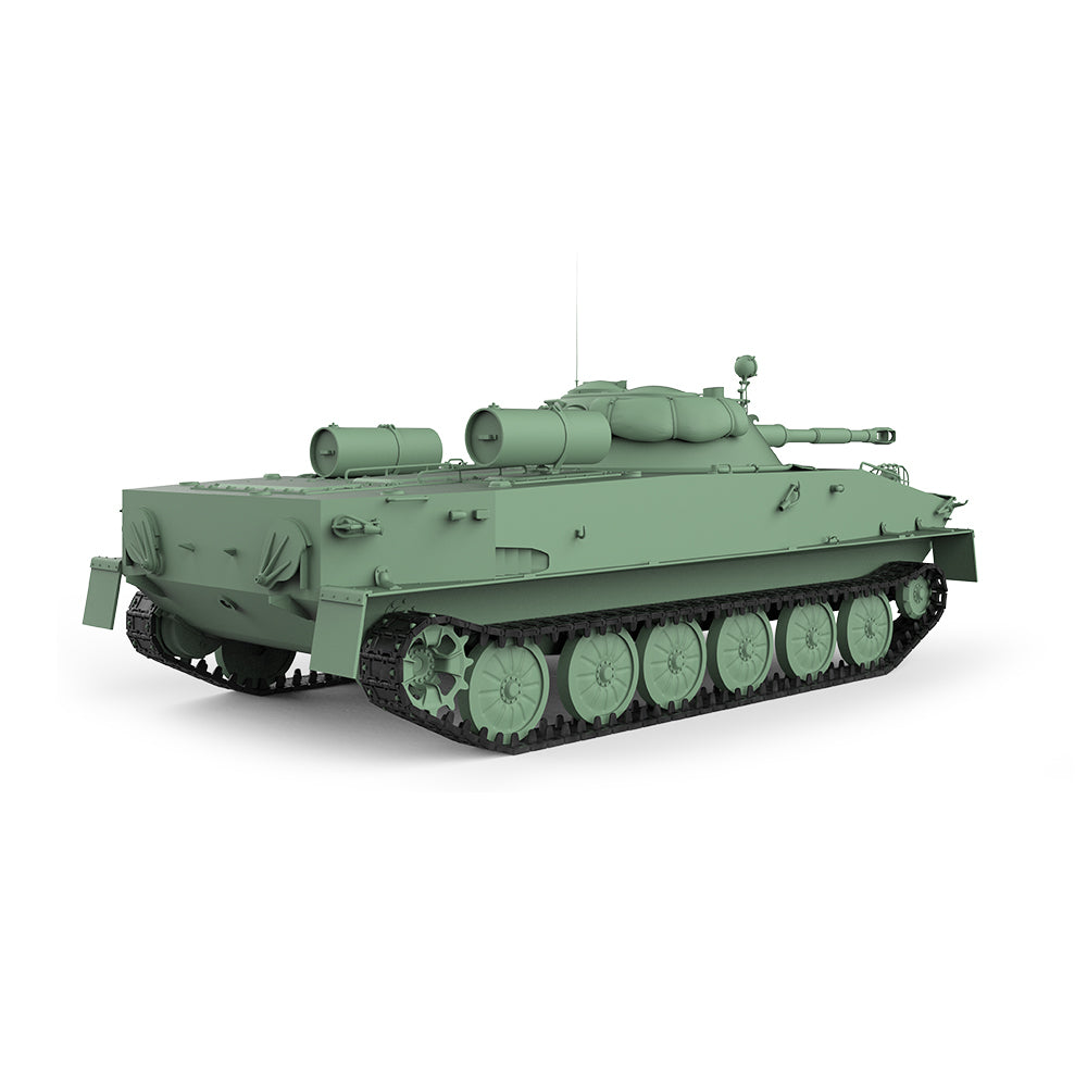 SSMODEL 587 Military Armoured Model Kit Soviet PT-76B Light Tank — detail view 3