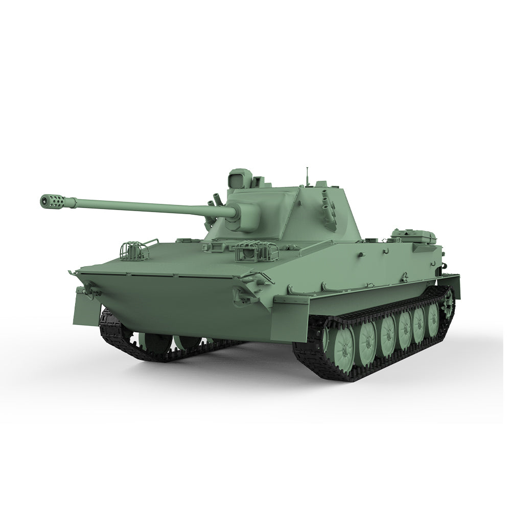 SSMODEL 588 Military Armoured Model Kit Soviet PT-76-57 Light Tank Secondary image