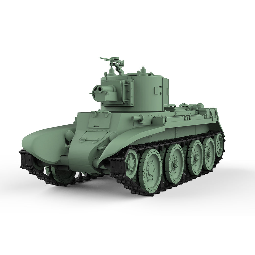 SSMODEL 595 Military Armoured Model Kit Soviet BT-7A Light Tank Secondary image