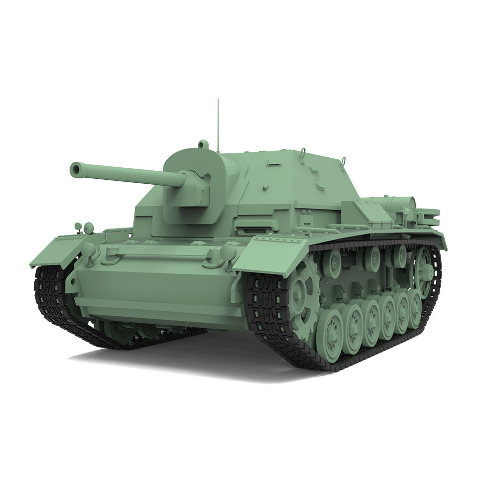 SSMODEL 610 Military Armoured Model Kit Soviet SU-76I Tank Destroyer Secondary image