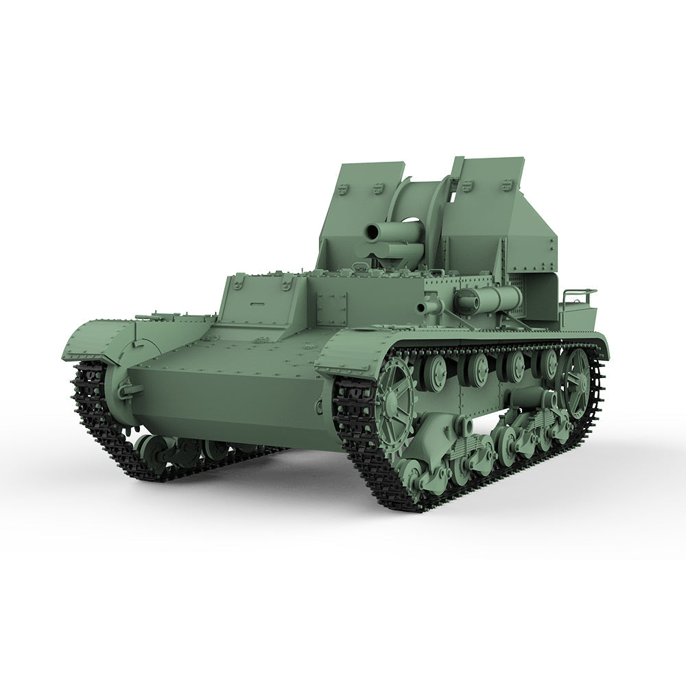 SSMODEL 629 Military Model Kit Soviet SU-5-2 Self-Propelled Artillery Secondary image