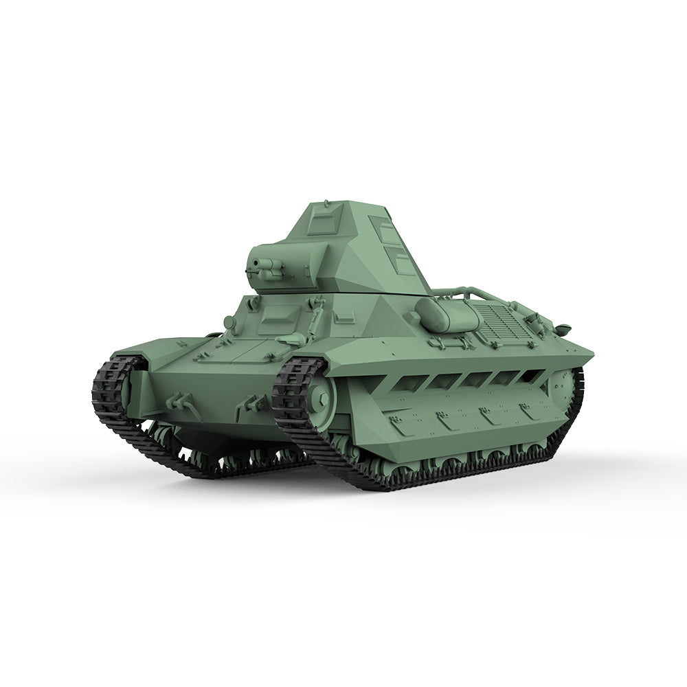 SSMODEL 655 Military Armoured Model Kit France FCM 36 Light Tank Secondary image