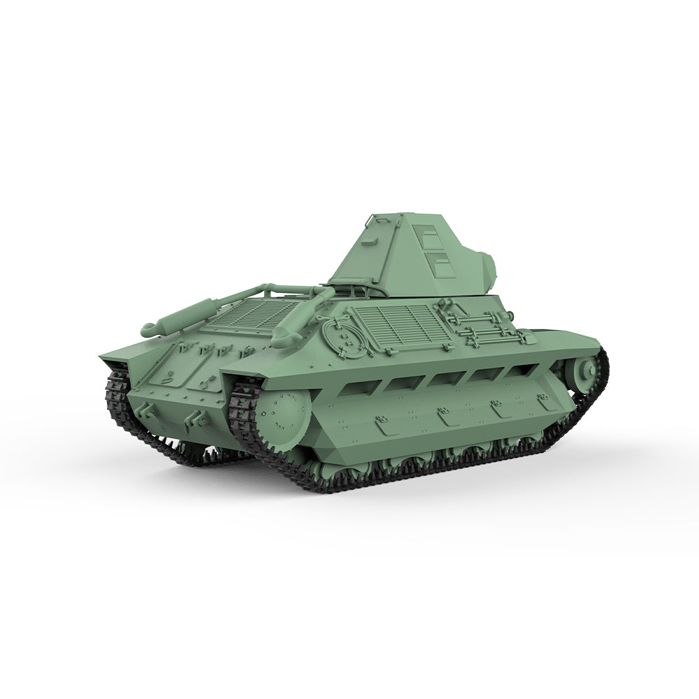 SSMODEL 655 Military Armoured Model Kit France FCM 36 Light Tank — detail view 3