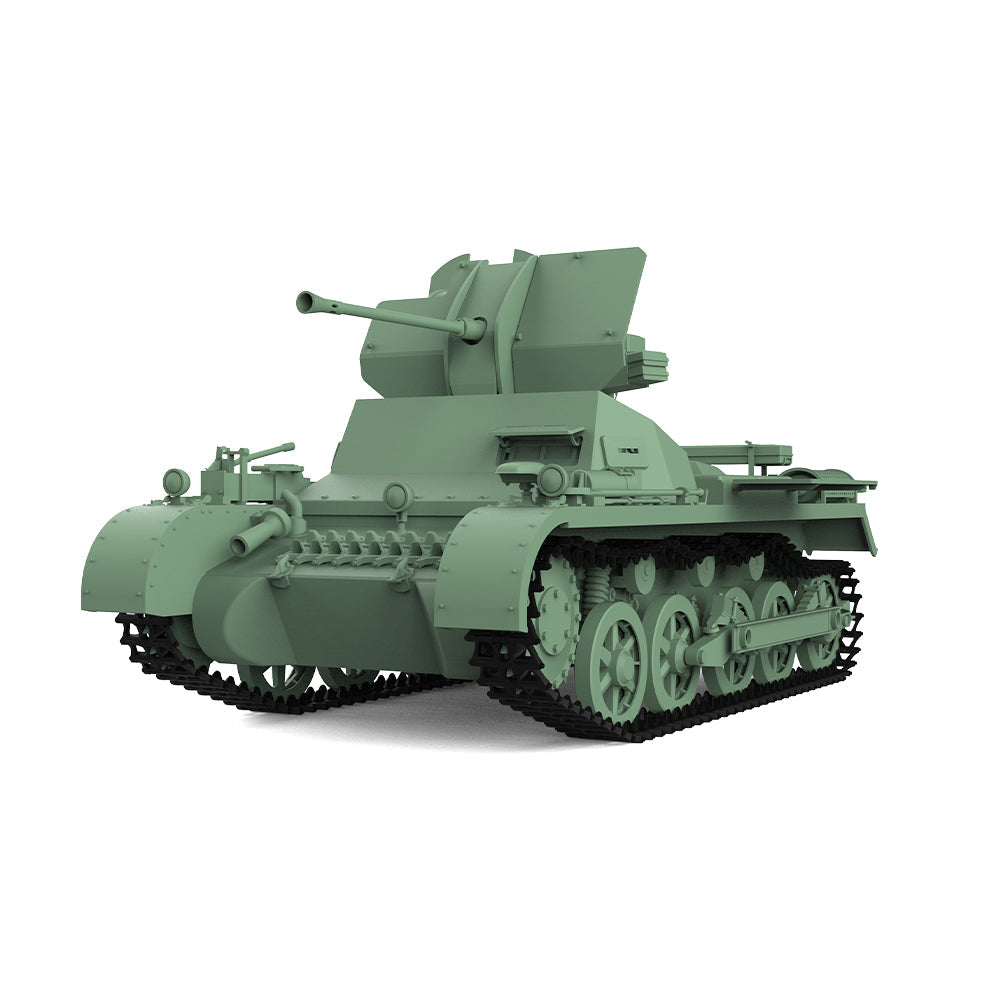 SSMODEL 705 Military Armoured Model Kit German Flakpanzer I Ausf. A SPAA — detail view 2