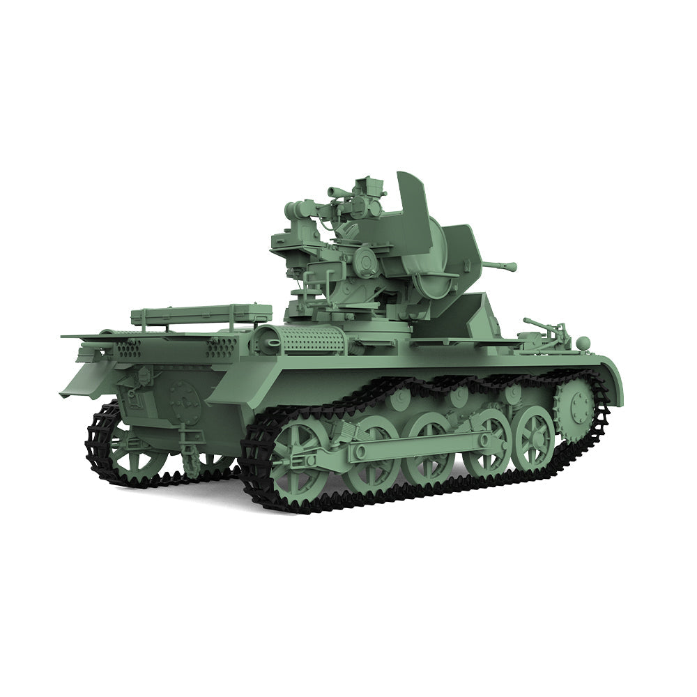 SSMODEL 705 Military Armoured Model Kit German Flakpanzer I Ausf. A SPAA — detail view 3